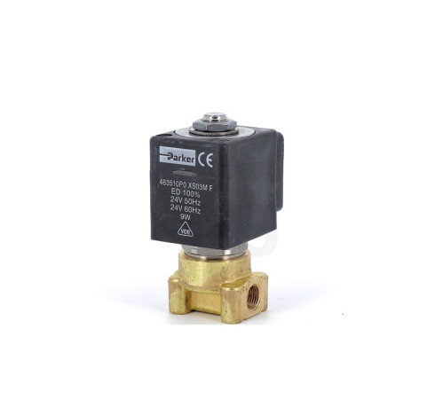 Клапан LUCIFER 2-х ходовой 1/8x1/8, 24V/AC 50/60HZ 9W VITON DN2,5 10BAR