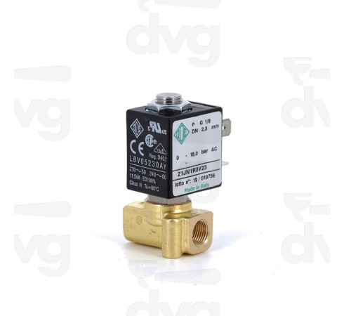 Клапан ODE 2-х ходовий 1/8x1/8, 220/230V, 50/60Hz, Viton®