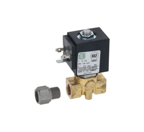 Клапан ODE 2-х ходовий 1/4x1/4, 24V, 50/60Hz, RUBY, DN4,5мм