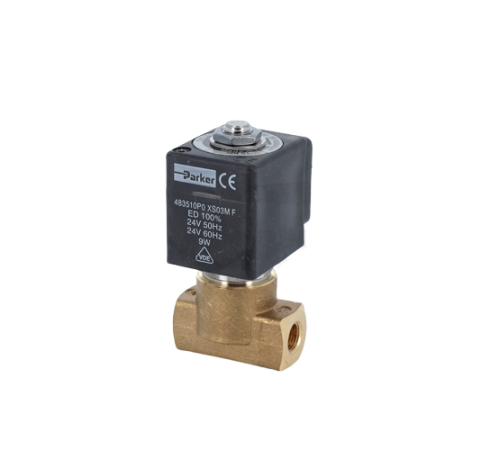 Клапан LUCIFER 2-х ходовой 1/8х1/8, 24V, 50/60Hz, с регулятором потока